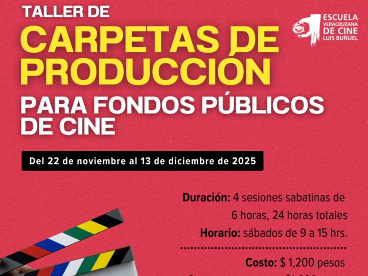 Taller de carpetas de producción para fondos públicos de cine